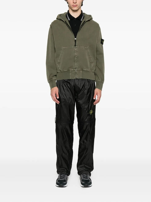 STONE ISLAND ZIP UP HOODIE
